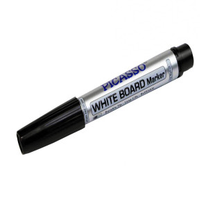 PICASSO WHITE BOARD MARKER BLACK 1'S