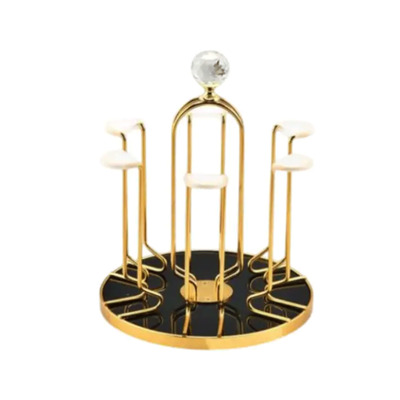 HG.C GLASS STAND REVOLFING DIAMOND