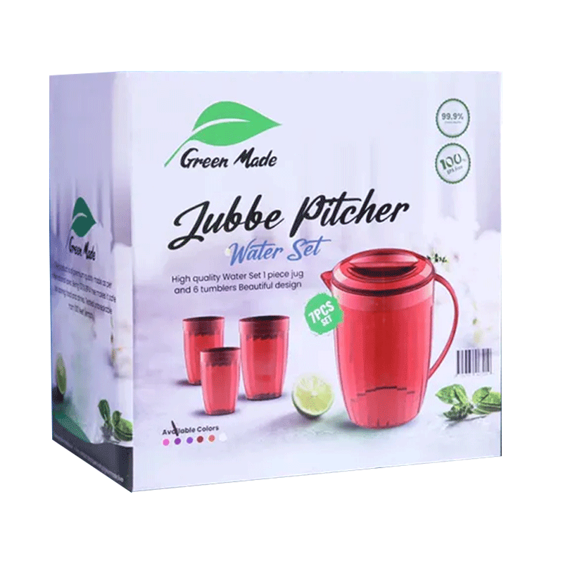 WE.C JUBBE PITCHER JUG GLASS WATER SET 7'S
