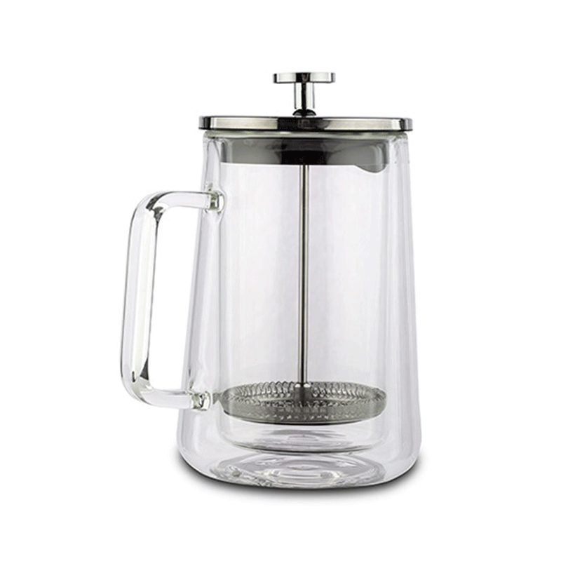 GLASS FRENCH PRESS PURPLE 1LTR RXG-074