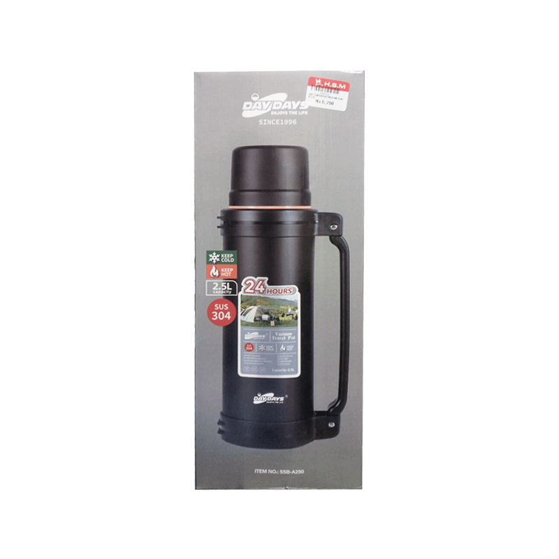 HG.C DAYDAYS VACCUM FLASK 2.5LTR