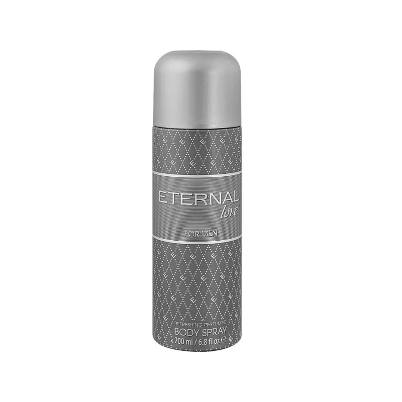 ETERNAL LOVE BODY SPRAY GRAY MEN 200ML