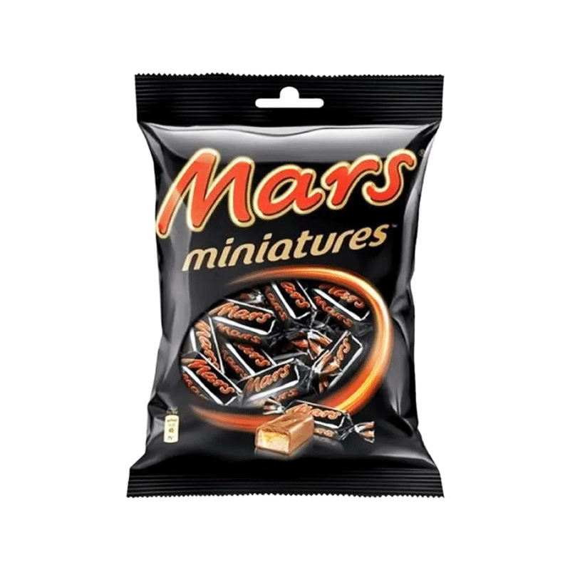 MARS MINIATURES CHOCOLATE POUCH 150GM