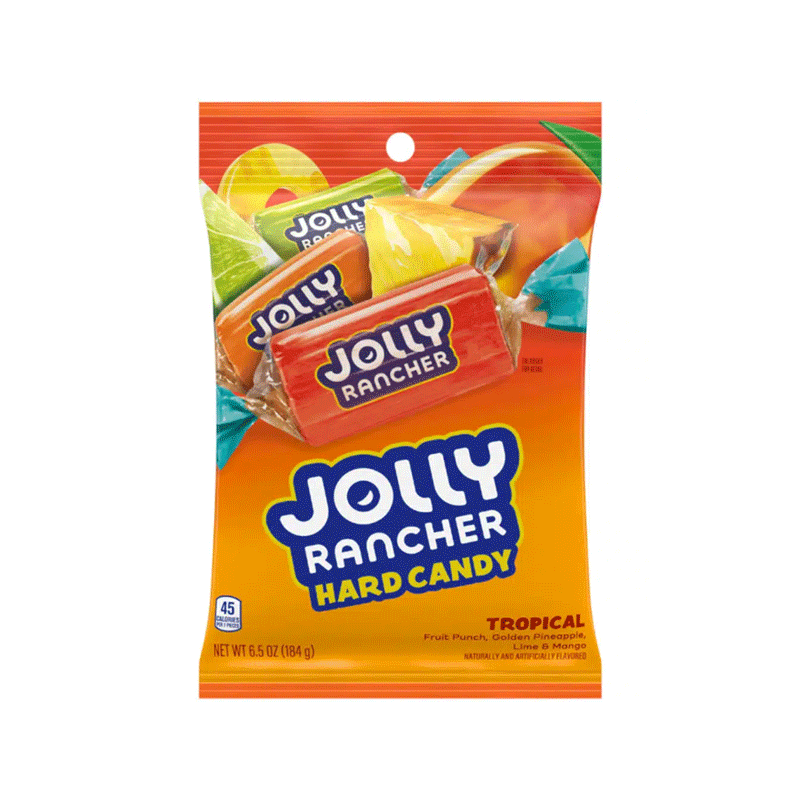 JOLLY RANCHER TROPICAL CANDY 184GM POUCH