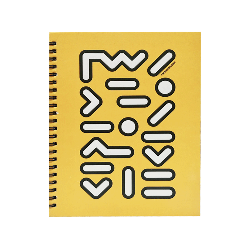 PAP.W A5 PW STICK FIGURE YELLOW D1