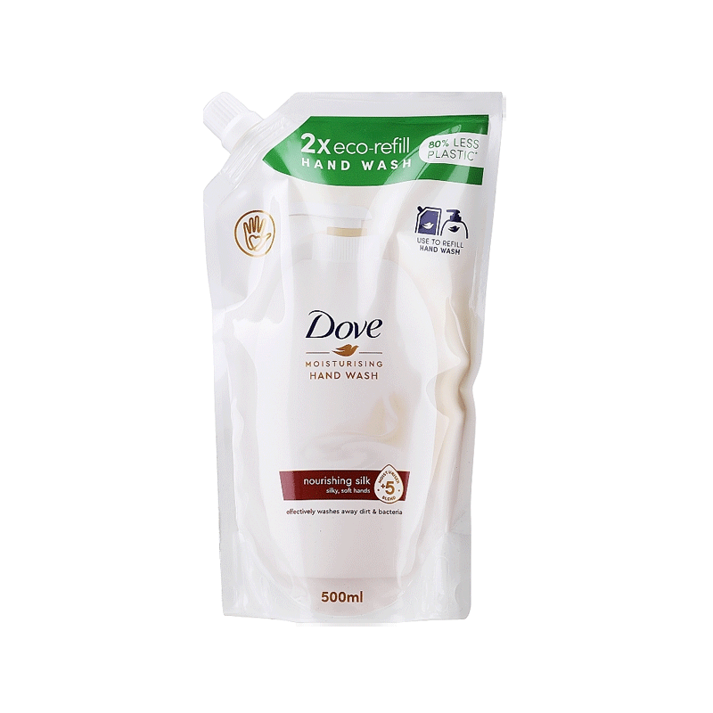 DOVE HAND WASH NOURISHING SILK 500ML POUCH