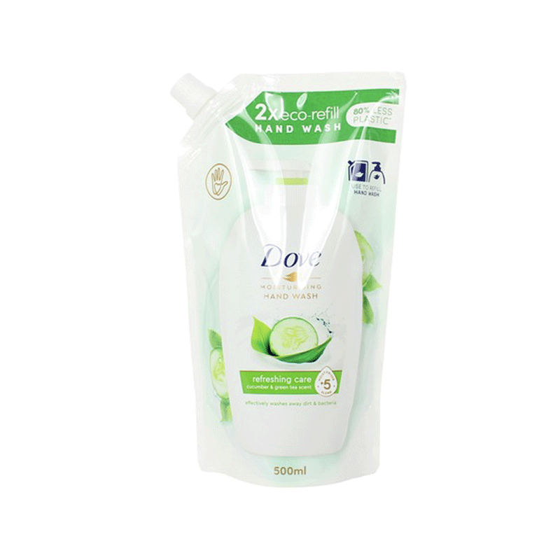 DOVE REFRESHING CARE HAND WASH 500ML POUCH
