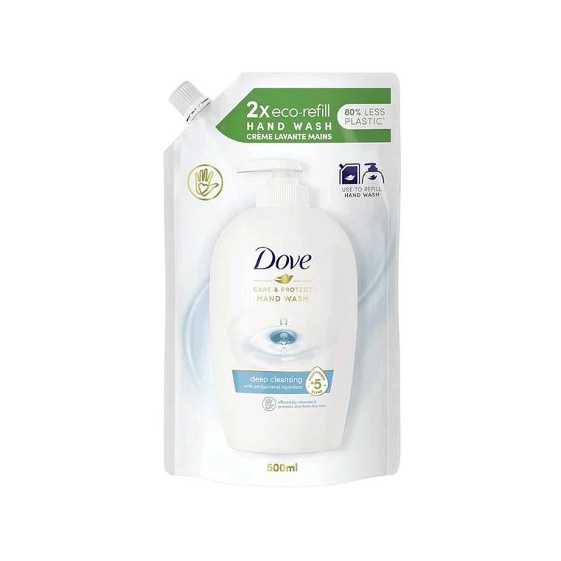 DOVE DEEP CLEANSING HAND WASH 500ML POUCH