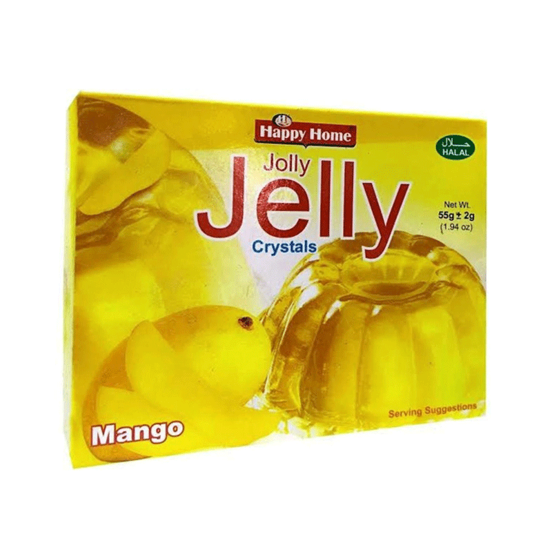 HAPPY HOME JELLY CRYSTALS MANGO 55GM