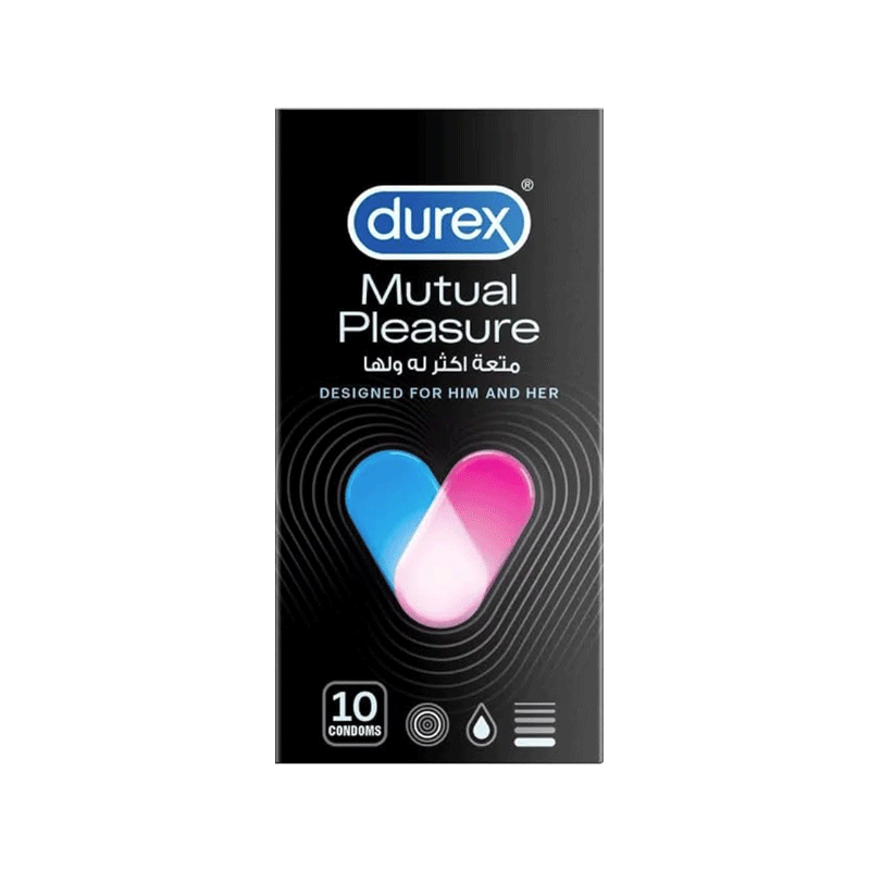 DUREX CONDOM MUTUAL PLEASURE 10'S