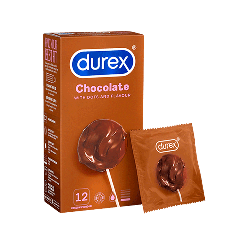 DUREX CONDOM CHOCOLATE 12'S