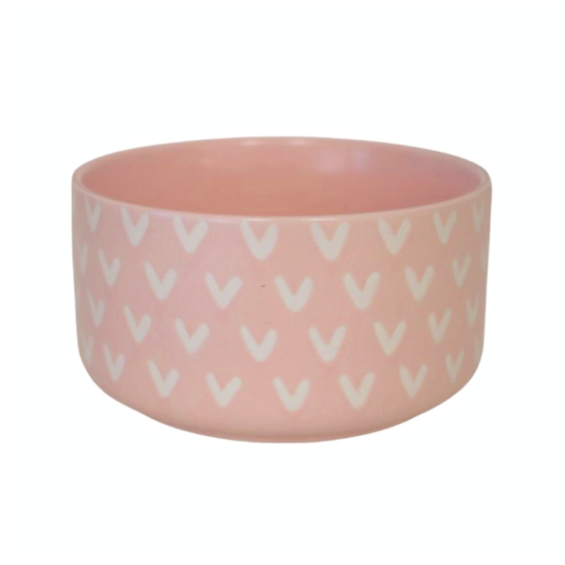 PATTERN BOWL PINK