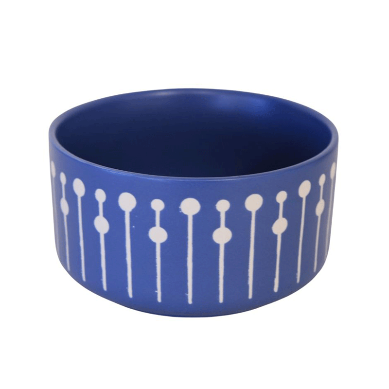 PATTERN BOWL BLUE
