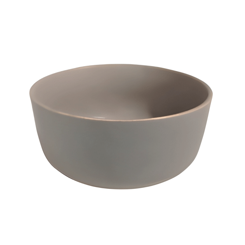 CERAMIC BOWL LIGHT GRAY