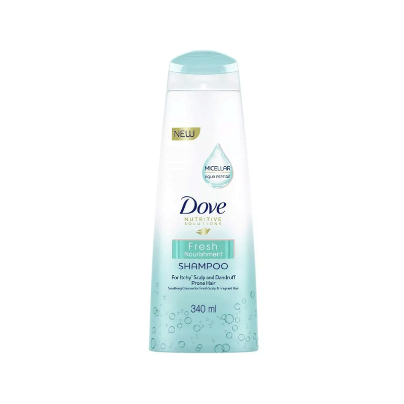 DOVE SHAMPOO FRESH NOURISHMENT 340ML IMP