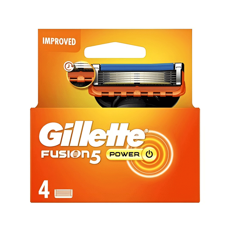 GILLETTE FUSION 5 POWER CARTRIDGES 4'S