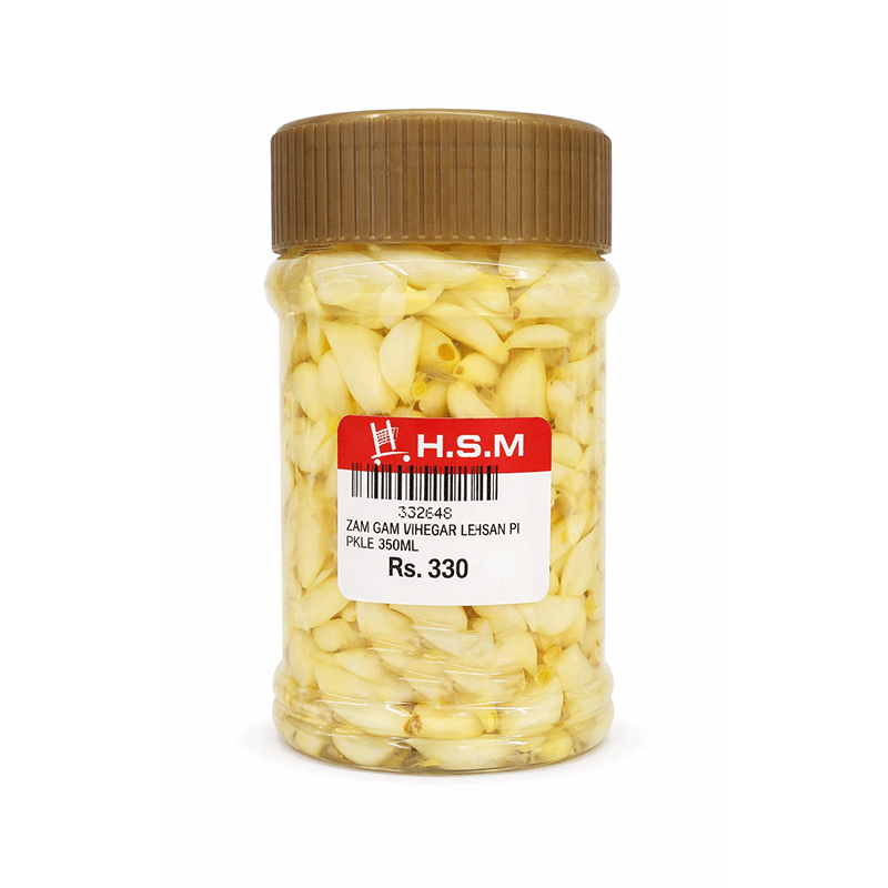 ZAM ZAM VINEGAR LEHSAN PICKLE 350GM