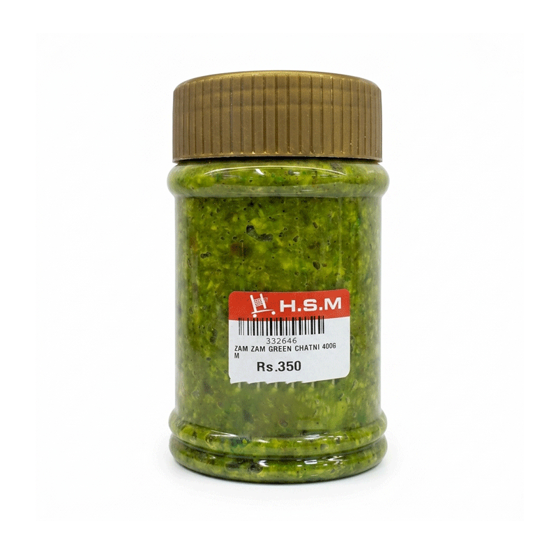 ZAM ZAM GREEN CHATNI 400GM