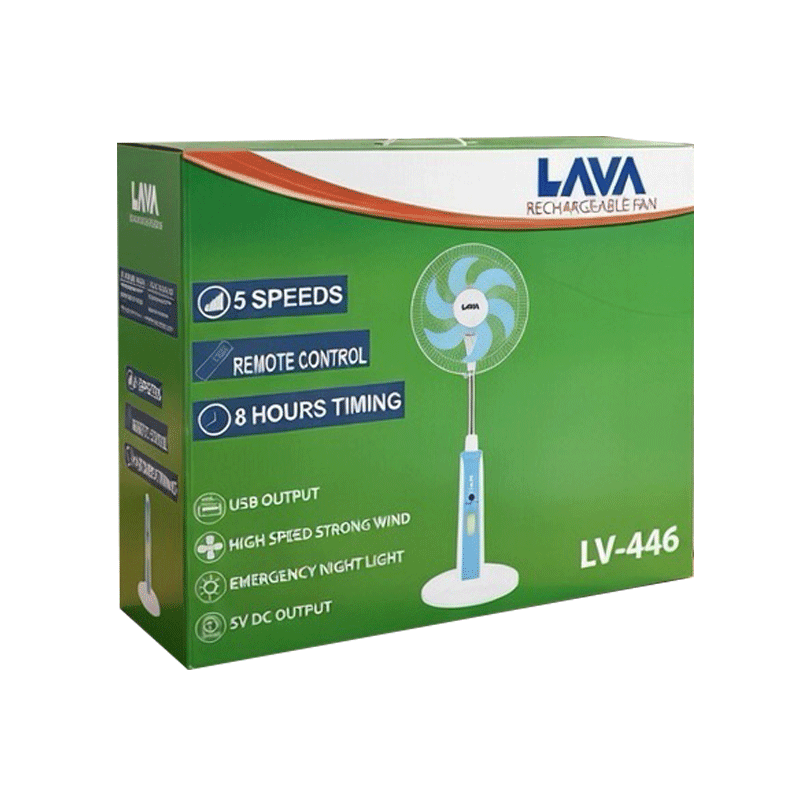 LAVA RECHARGEABLE FAN 446 16