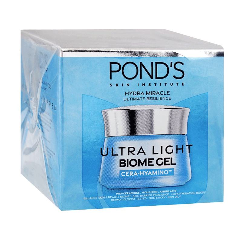 PONDS HYDRA MIRACLE ULTRA LIGHT BIOME GEL 50GM