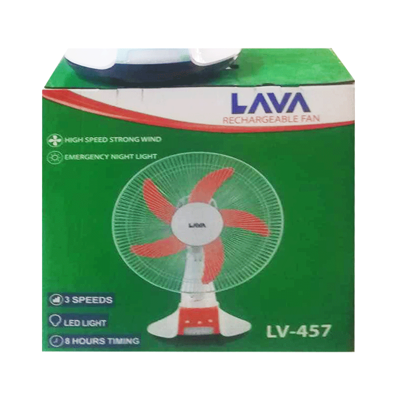 LAVA RECHARGEABLE FAN 457 14