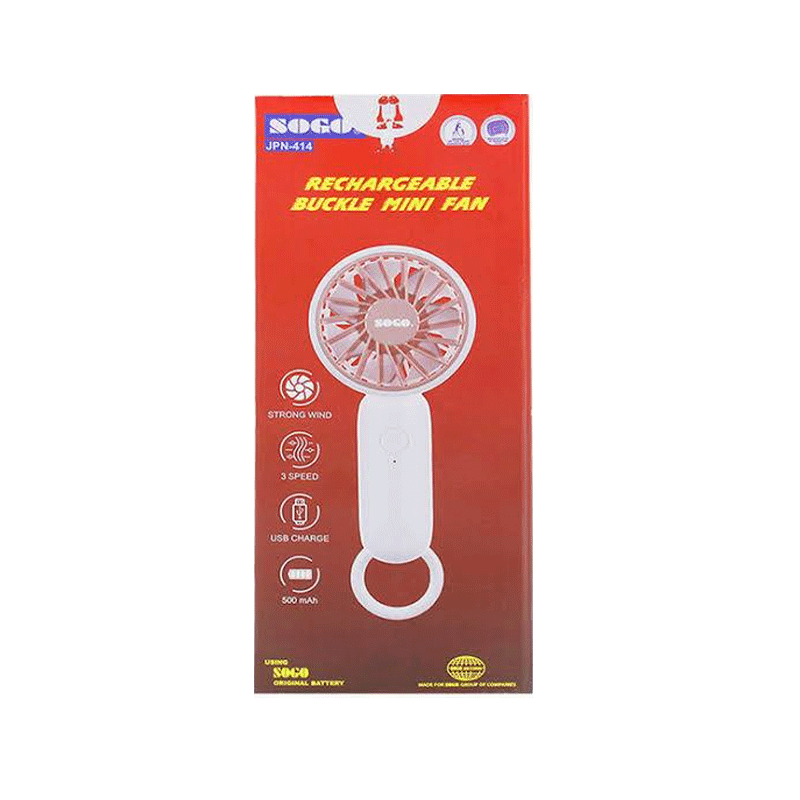 SOGO RECHARGEABLE FAN 414