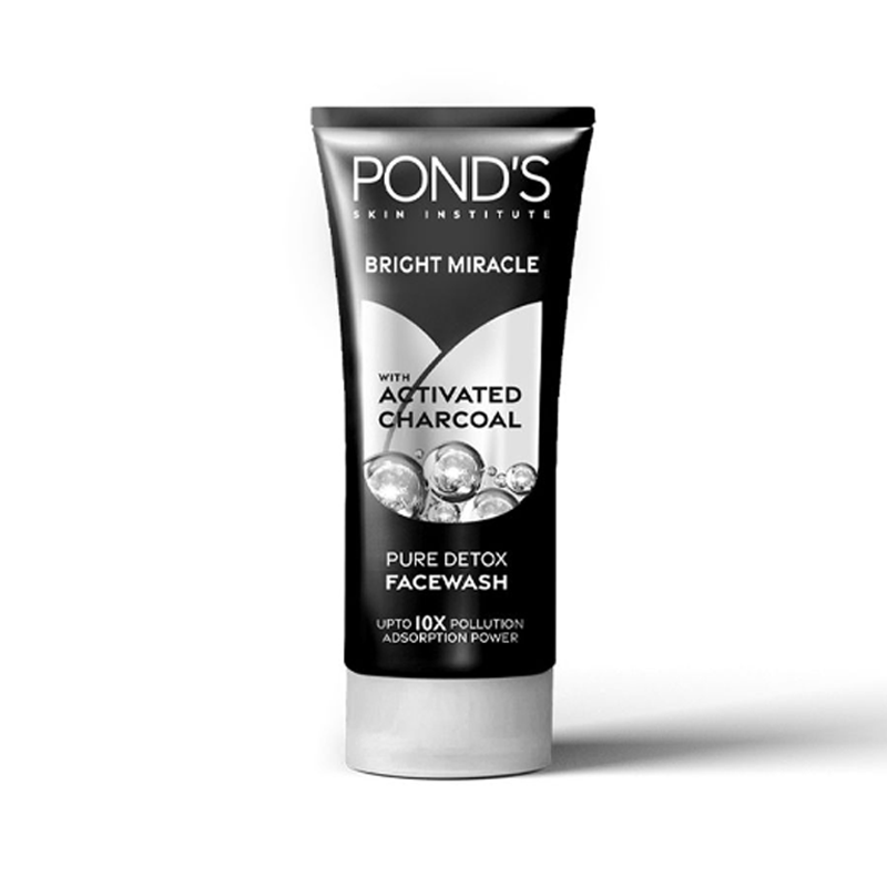 PONDS FACE WASH BRIGHT MIRACLE PURE DETOX 100GM