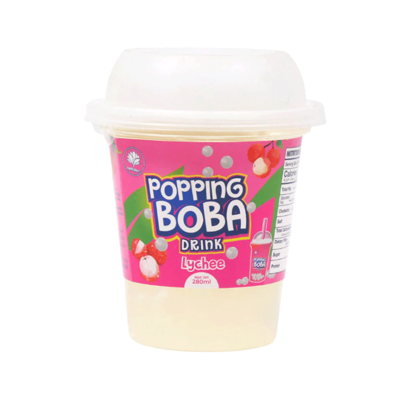 POPPING BOBA DRINK LYCHEE 280ML