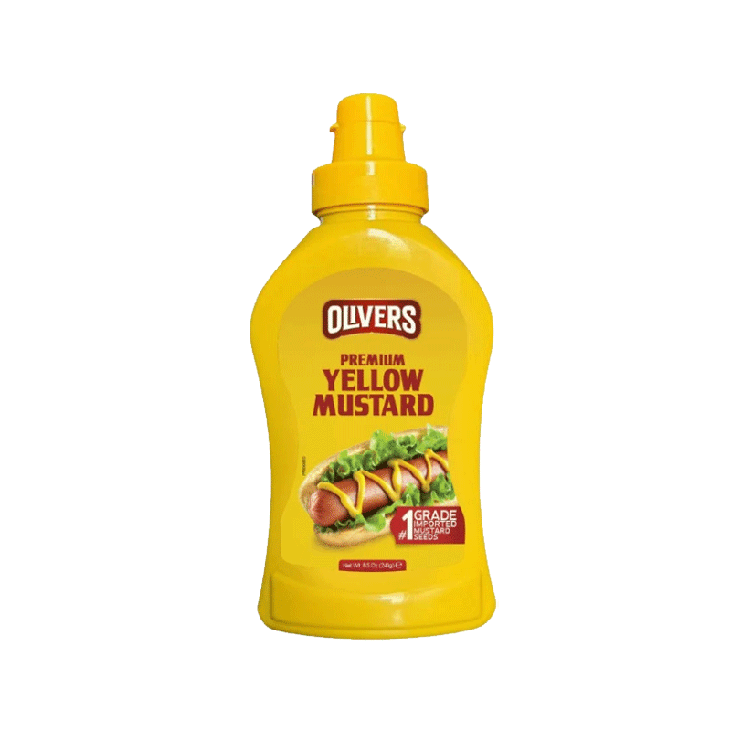 OLIVERS PREMIUM YELLOW MUSTARD 241GM