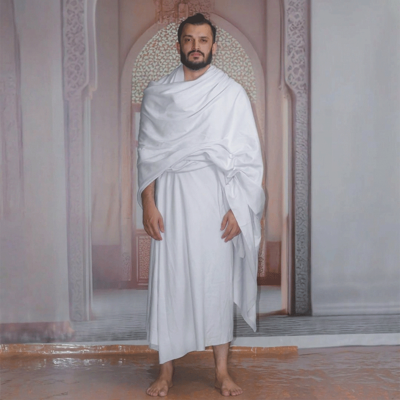 ZAM ZAM TUBULAR IHRAM XL FOR MEN & BOYS