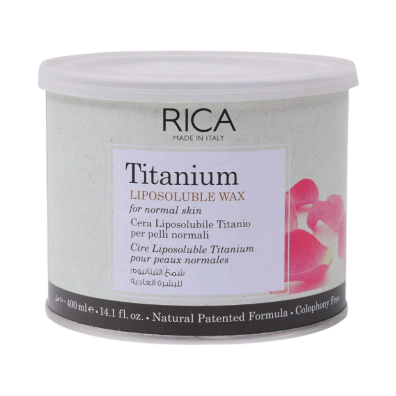 RICA LIPOSOLUBLE WAX TITANIUM 400ML
