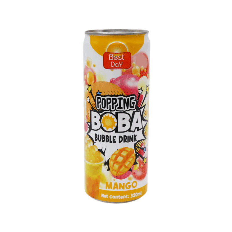 BEST DAY POPPING BOBA BUBBLE DRINK MANGO 320ML
