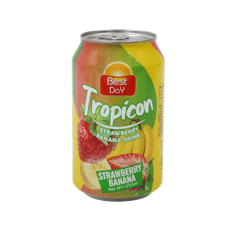 BEST DAY DRINK STRAWBERRY BANANA 330ML