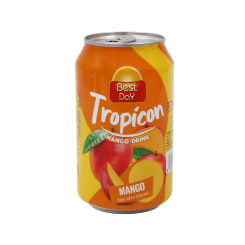 BEST DAY TROPICAL MANGO DRINK CAN 330ML