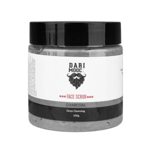 DARI MOOCH DE-TUN FACE SCRUB CHARCOAL 100GM