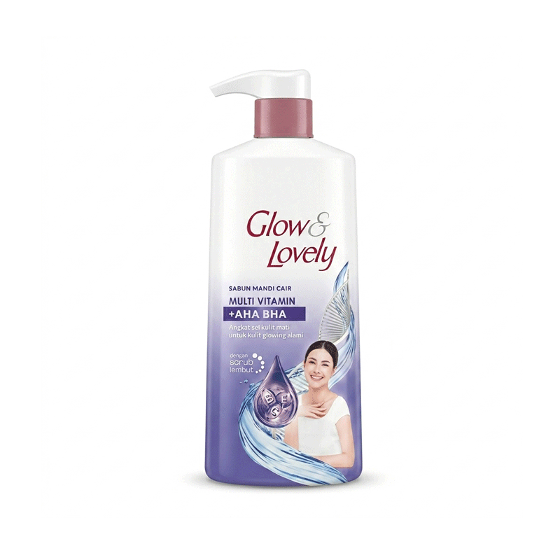 GLOW & LOVELY BODY WASH MULTI VITAMIN BHA 550ML