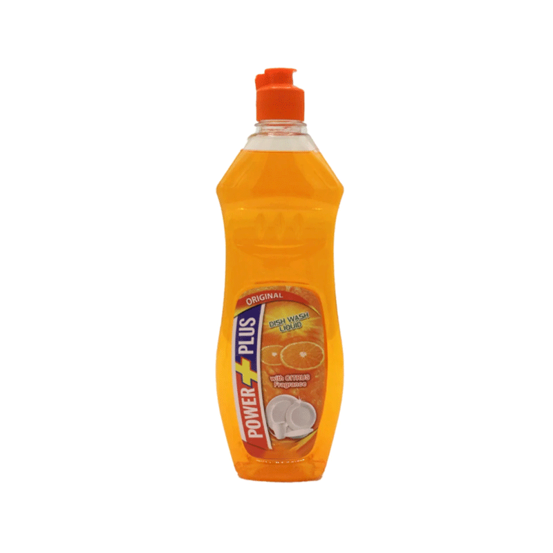 POWER PLUS LIQUID DISHWASH ORANGE 275ML