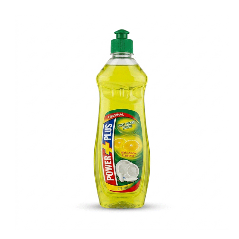 POWER PLUS DISHWASH LIQUID YELLOW 275ML