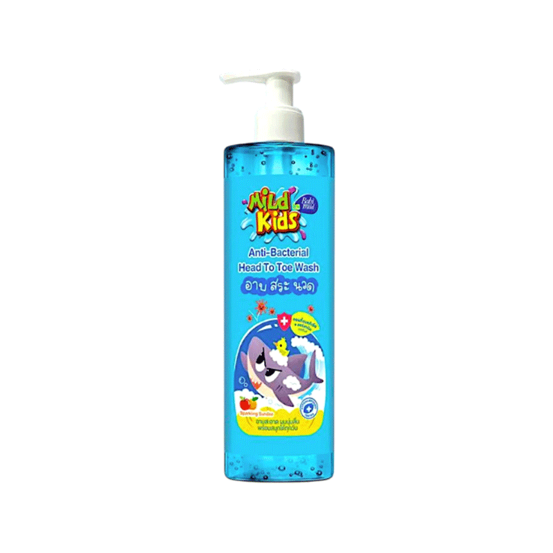 BABI MILD HEAD TO TOE BODY WASH 480ML