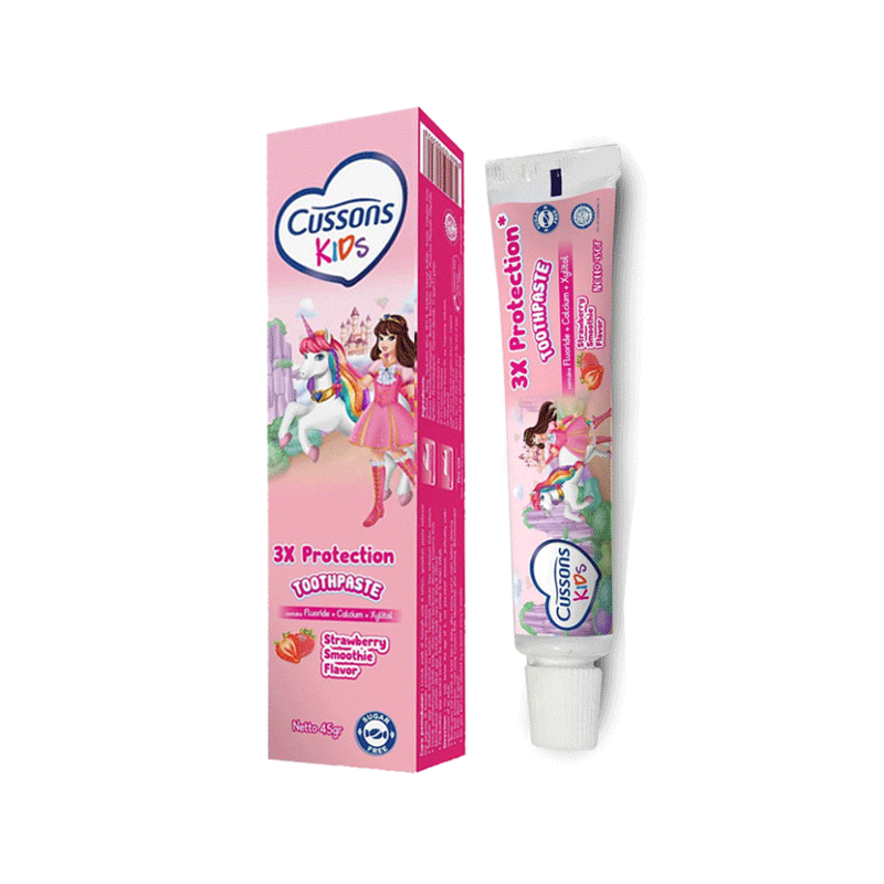 CUSSONS KIDS TOOTHPASTE STRAWBERRY 45GM