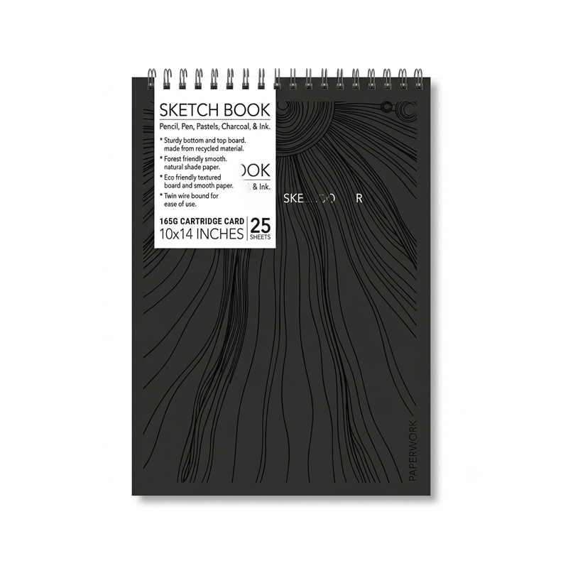 PAP.W SKETCH BOOK 25SHEET/50PG 14INCH