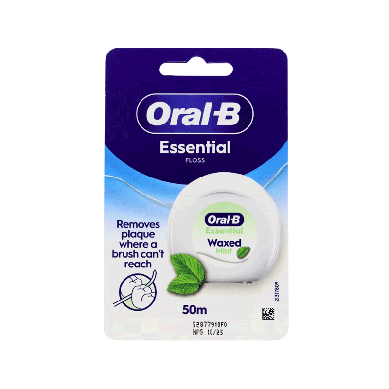 ORAL B ESSENTIAL FLOSS MINT 50M