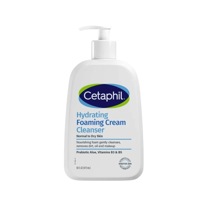 CETAPHIL HYDRATING FOAMING CREAM CLEANSER NORMAL TO DRY SKIN 473ML