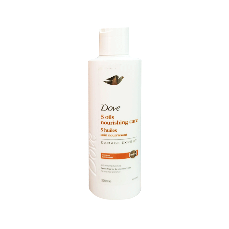 DOVE DAMAGE EXPERT 5 OILS NOURISHING CARE SHAMPOO 200ML