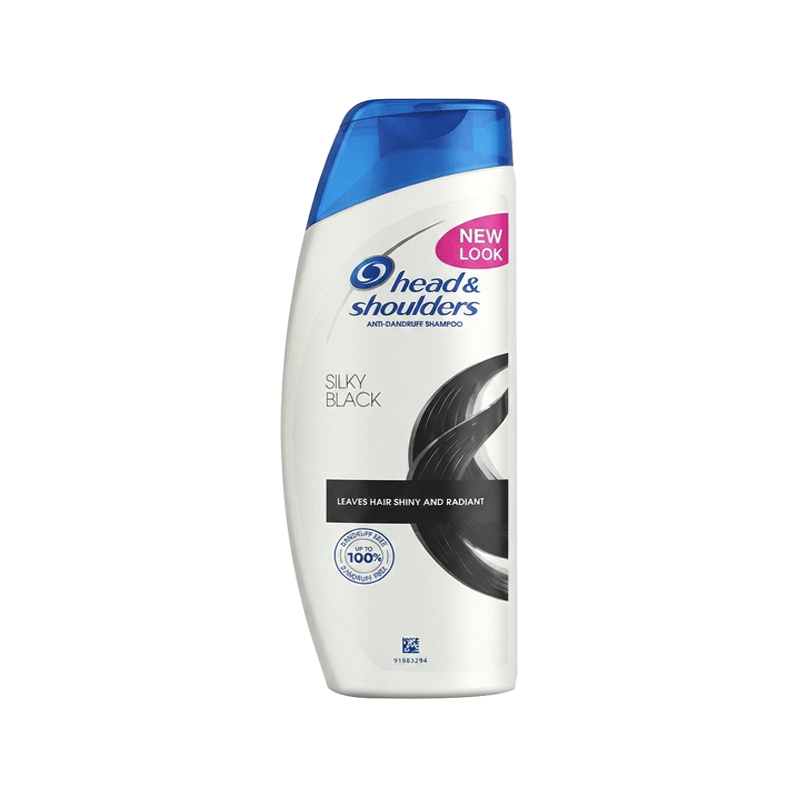 HEAD & SHOULDERS SHAMPOO SILKY BLACK 400ML AUSTRALIA