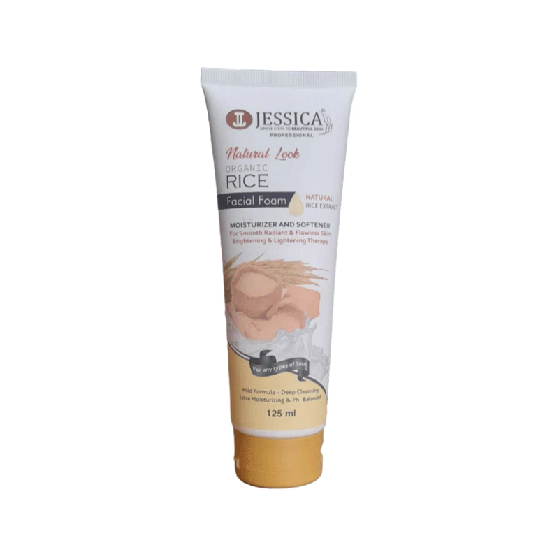 JESSICA FACIAL FOAM NATURAL RICE EXTRACT 125GM