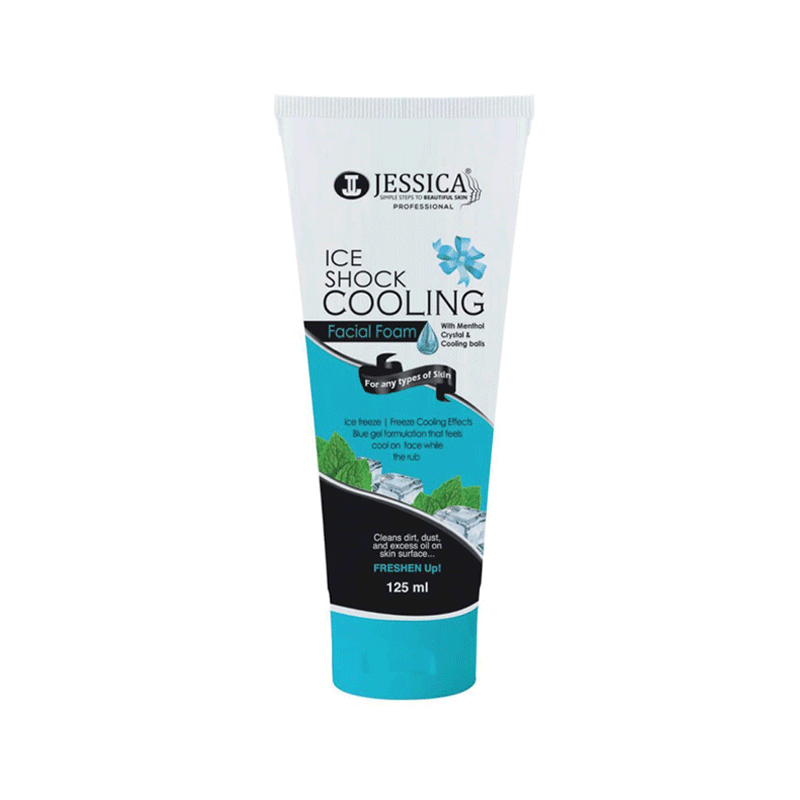 JESSICA FACIAL FOAM ICE SHOCK COOLING 125GM