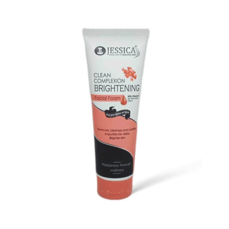 JESSICA FACIAL FOAM BRIGHTENING WITH VITAMIN E 125GM