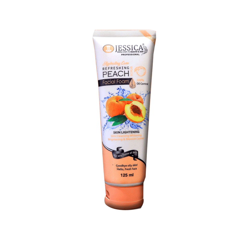 JESSICA FACIAL FOAM REFRESHING PEACH 125GM