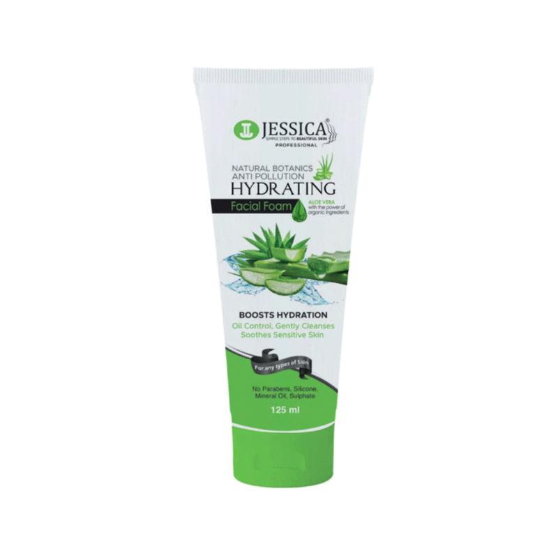 JESSICA FACIAL FOAM HYDRATING ALOE VERA 125GM